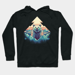 Abstract bear Hoodie